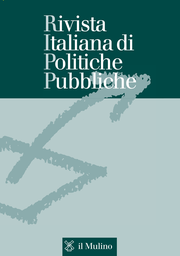 Cover of the journal Rivista Italiana di Politiche Pubbliche - 1722-1137