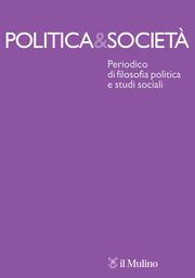 Cover of the journal Politica & Società - 2240-7901