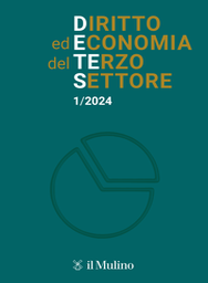 Cover of Diritto ed economia del terzo settore - 3034-9907